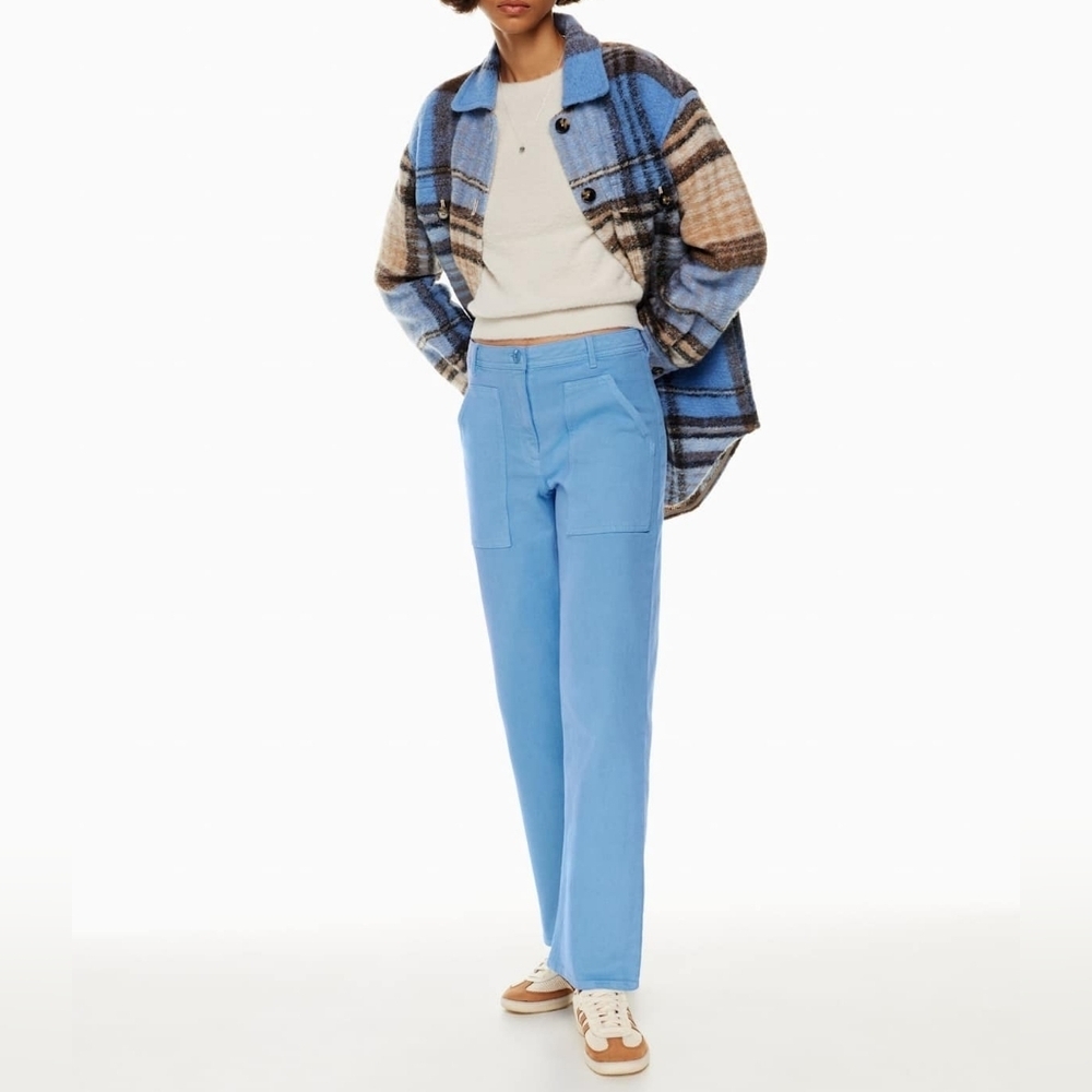 Wilfred Aritzia Women's Blue Modern Utility Pant Size 2 - Picture 1 of 8